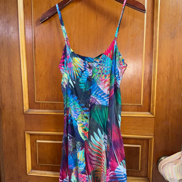 트로피컬 슬립 원피스