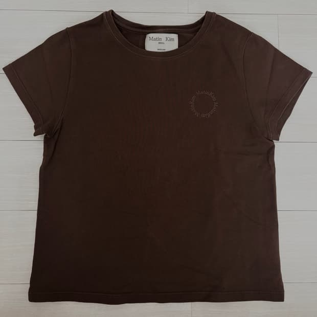 마뗑킴 로고 반팔티