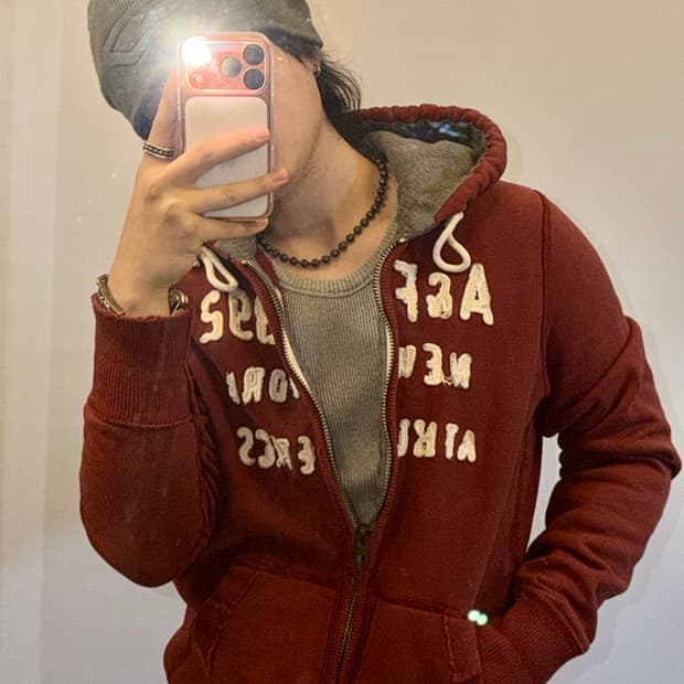 아베크롬비 빈티지 후드집업