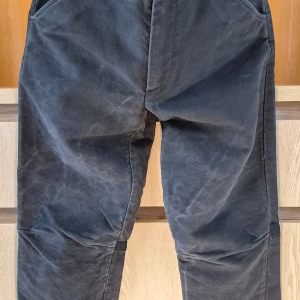 00s HELMUT LANG Bondage MoleskinTrousers