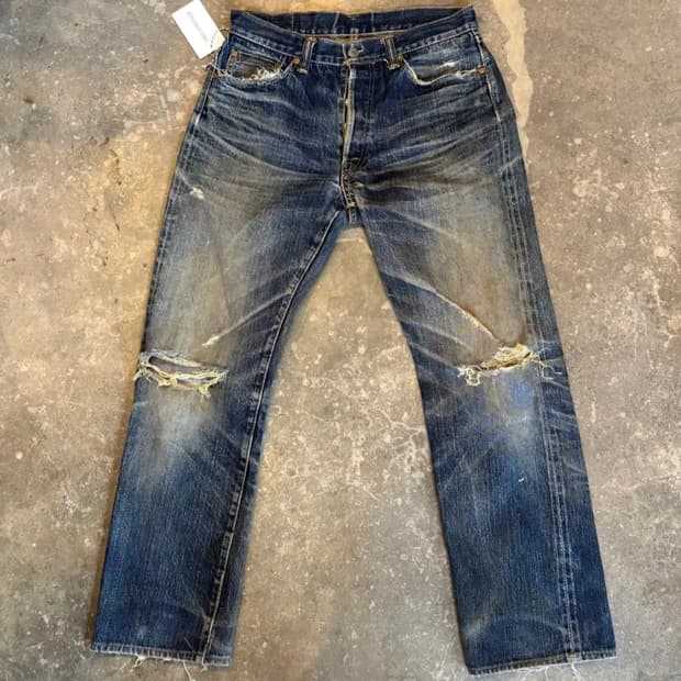 Jp 이터널 셀비지 팬츠