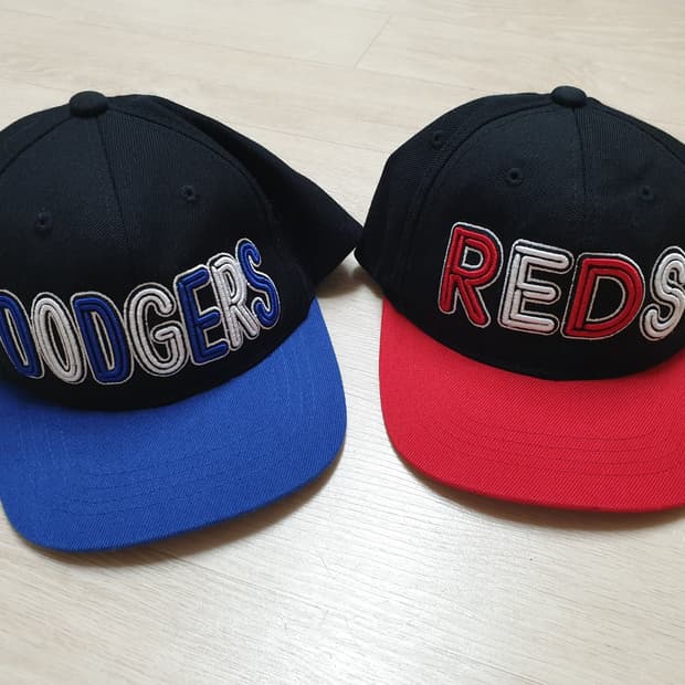 MLB 다저스/REDS 어린이 야구모자 일괄