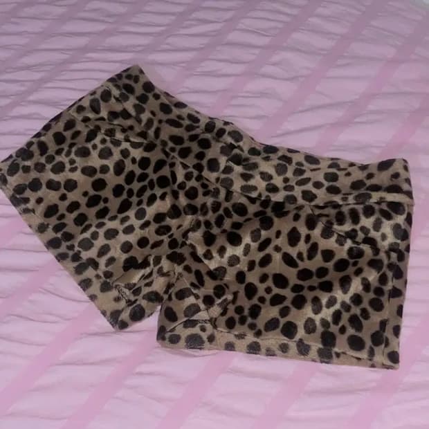 이고이스트 빈티지 갸루 호피 반바지 