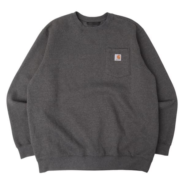 칼하트 미드웨이트 포켓 로고 맨투맨