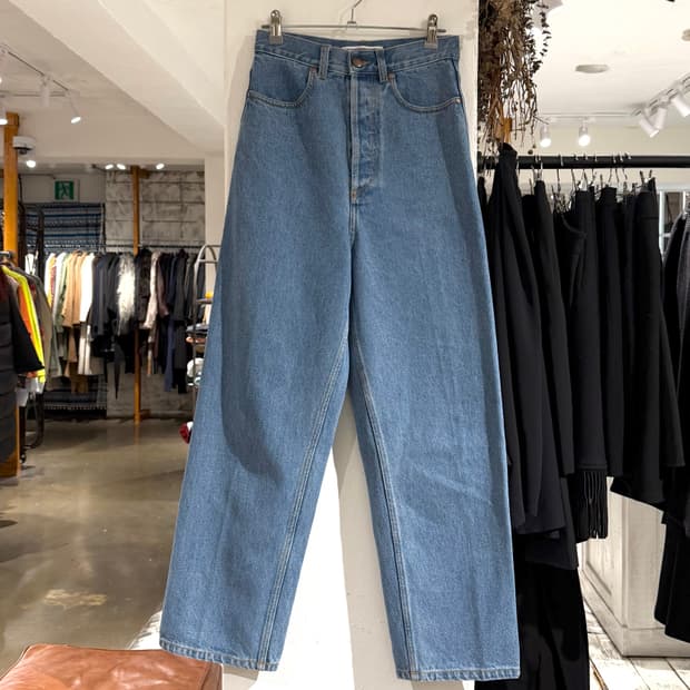 크리스타세야 데님 하이웨스트 팬츠