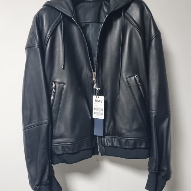 준지 후드 가죽자켓 44