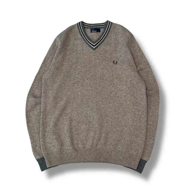 프레드페리 브이넥 니트 r1549