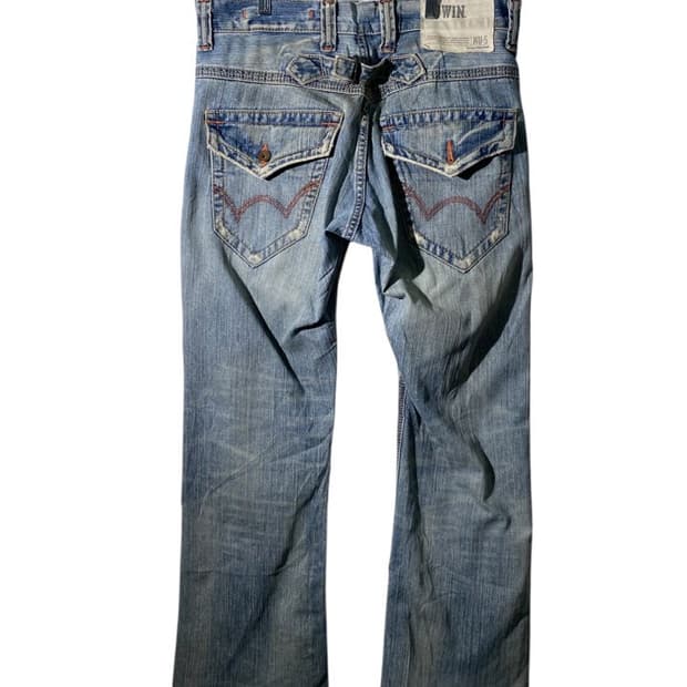 에드윈 워싱 데님 팬츠