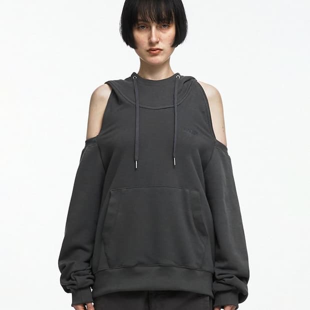 [1] 나체 BARE HOODIE SWEAT SHIRT BLACK