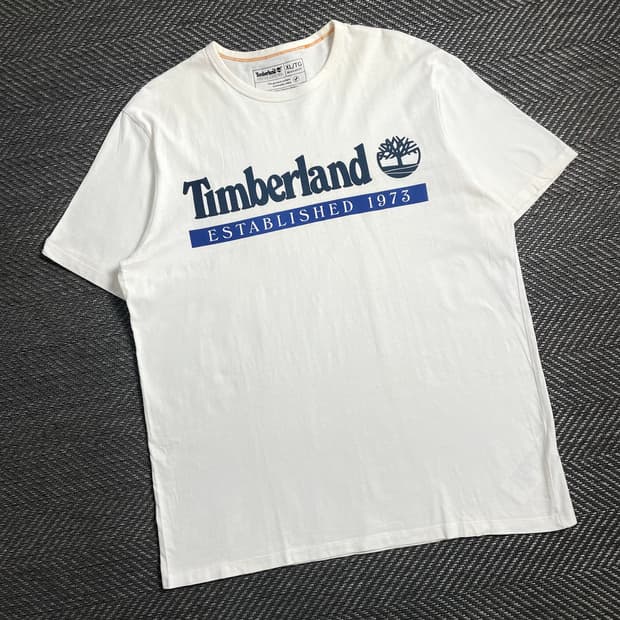 팀버랜드 USA 그래픽 빅로고 반팔 티셔츠 y 4747