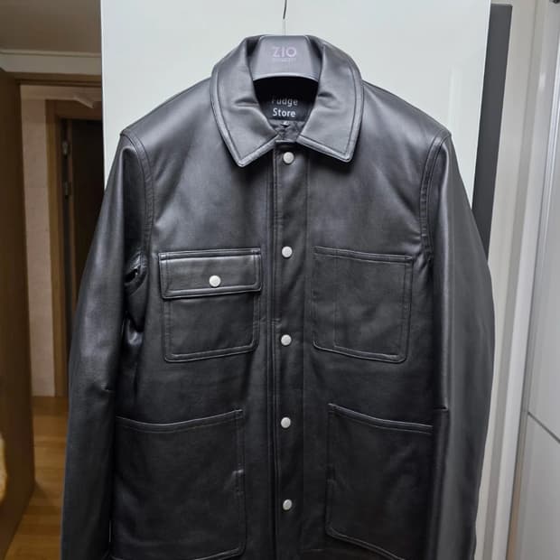 블랙 가죽 자켓 100