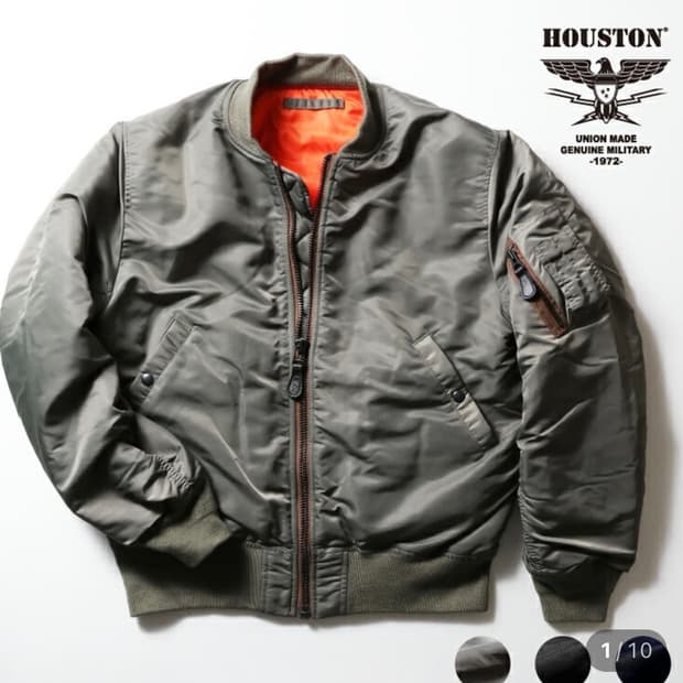 일본 휴스톤사 houston사  항공점퍼 ma-1 / ma1 새상품