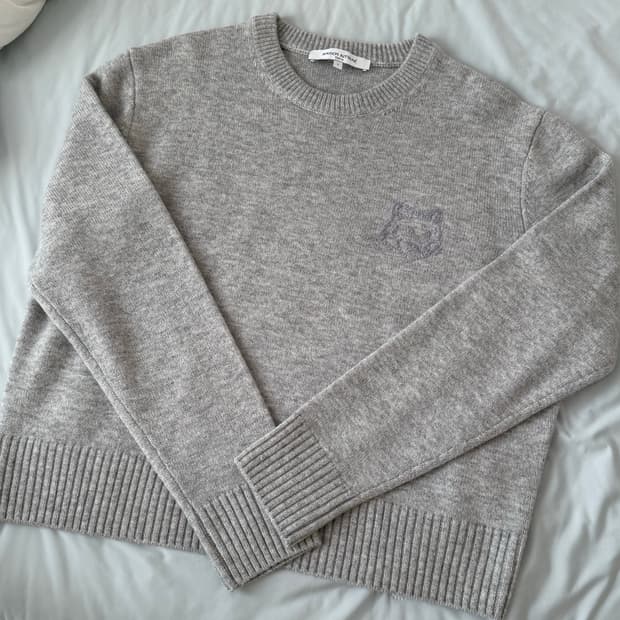 메종키츠네 니트