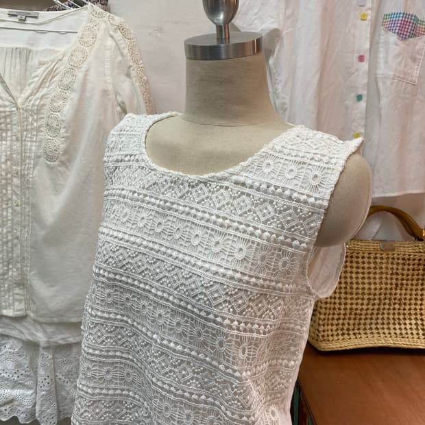 유럽빈티지 펀칭원피스