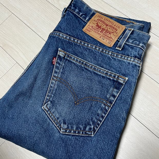 90s메이드인멕시코 리바이스505데님팬츠 34x32