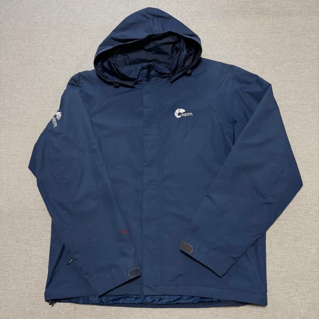 네파 사이드로고 노리밋 바람막이 자켓