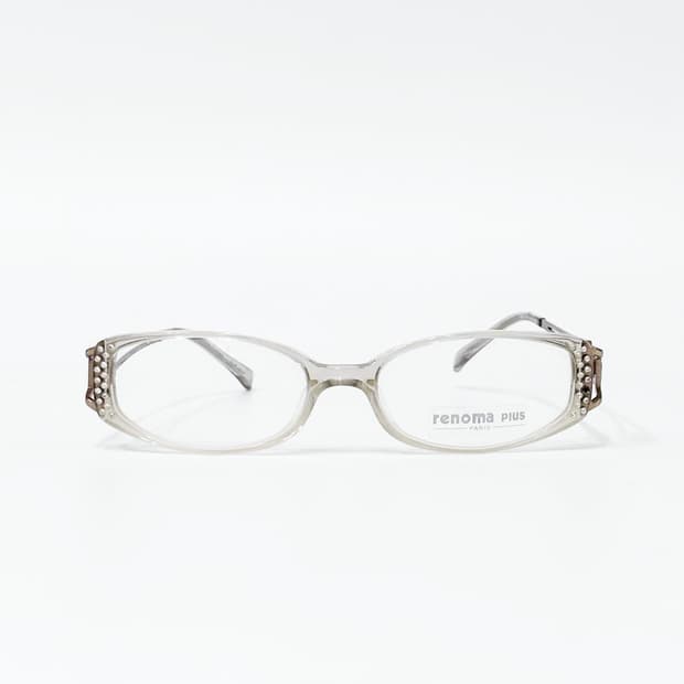 RENOMA 클리어 큐빅 뿔테 데드스탁 빈티지안경