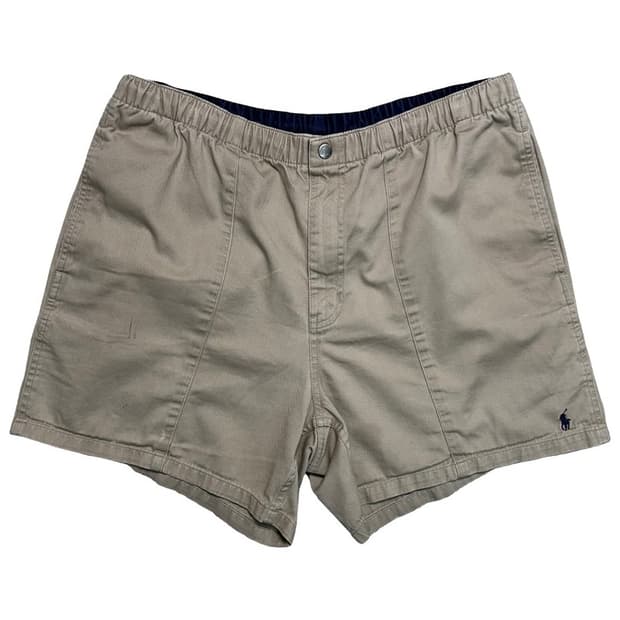 POLO RALPH LAUREN 90s 스트링 쇼츠 팬츠 베이지 M