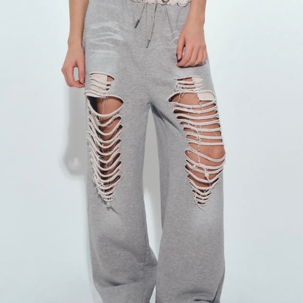 닉앤니콜 디스트로이드 트레이닝 팬츠 free