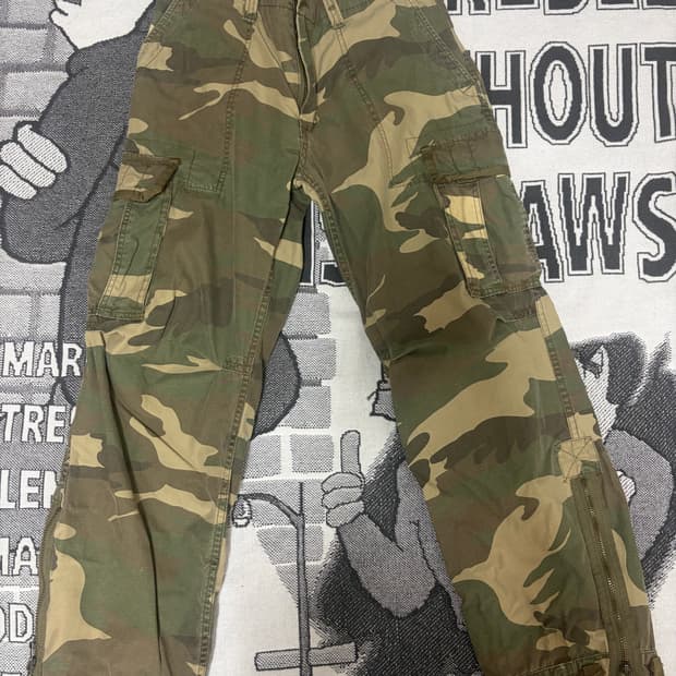 케토하우스 디테일 카모 카고 팬츠