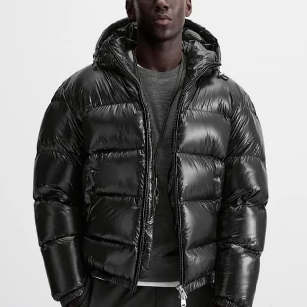 자라 푸퍼 유광 패딩