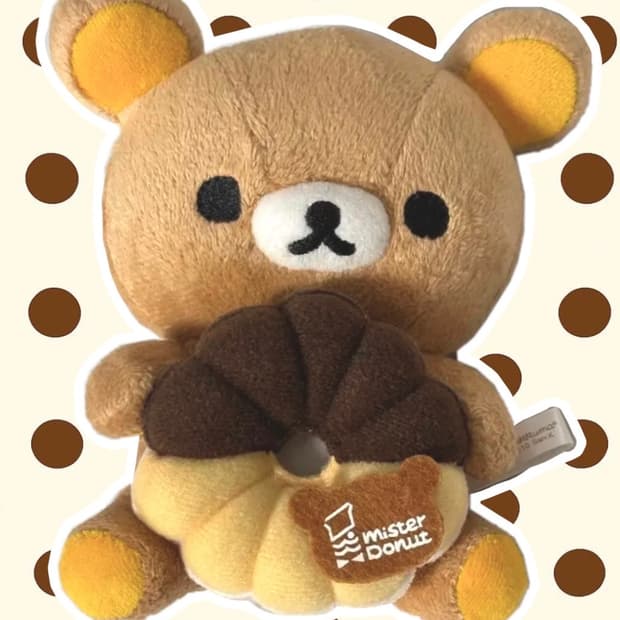 리락쿠마 미스터도넛 콜라보 인형