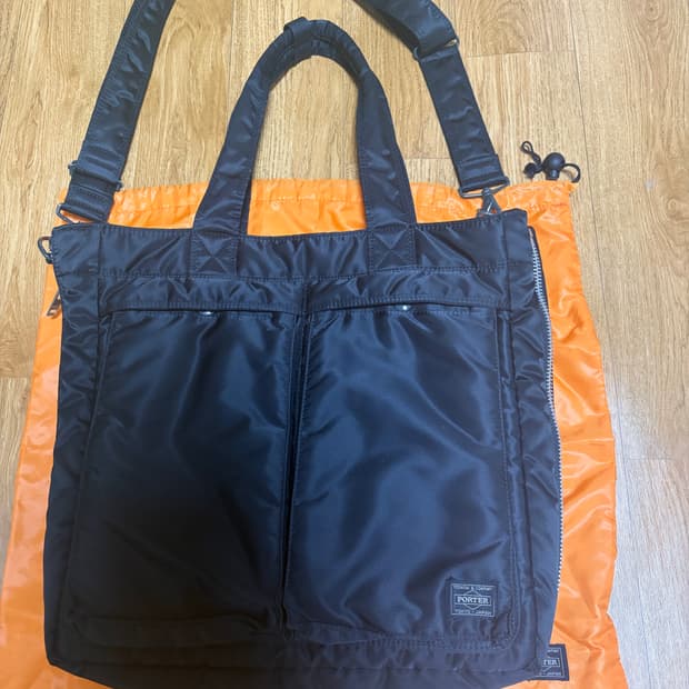 포터 탱커 2way 토트백 블랙