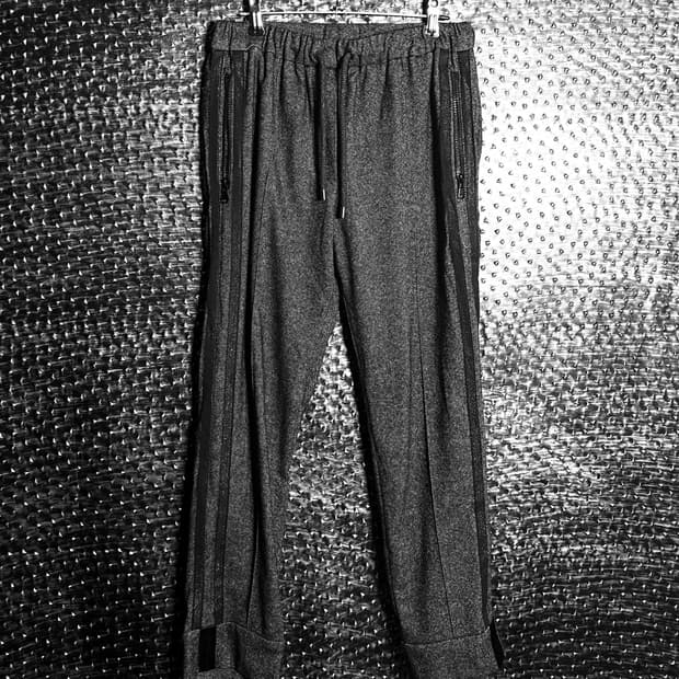 사이드 지퍼 트랙 밴딩팬츠