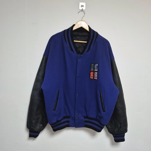 아메리칸빈티지USA 가죽 바시티 점퍼 XL사이즈- J62