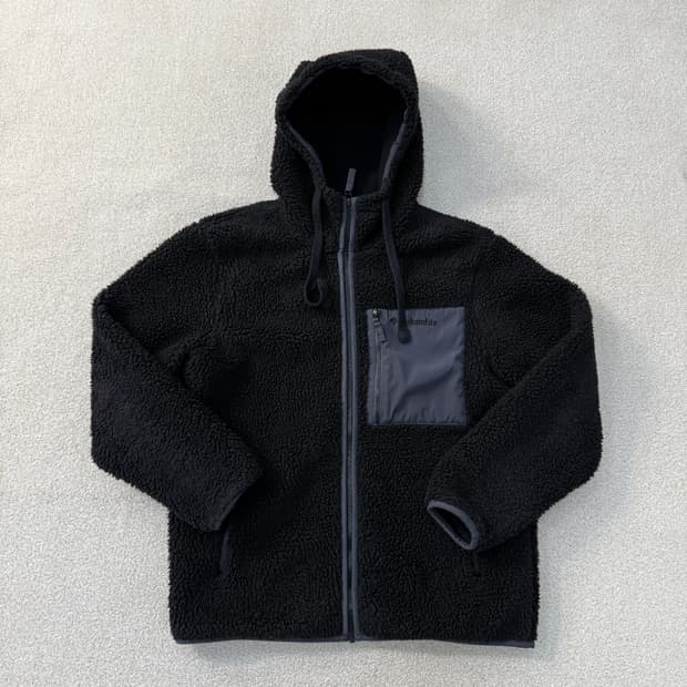 M 컬럼비아 플리스 후드집업 0213T1