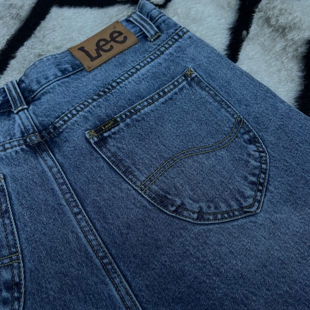 [34]Lee 스트레이트핏 데님팬츠/인디고라이트
