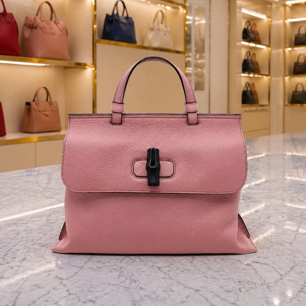 [A급] 구찌 뱀부 탑 핸들백 판매합니다!!!