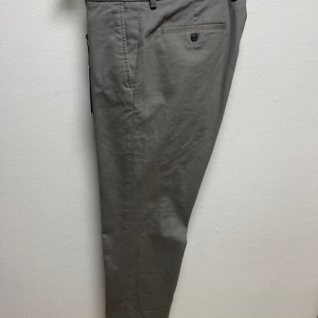 미사용 신품) 브룩스브라더스 워시드 스트레치 치노 그레이 32인치