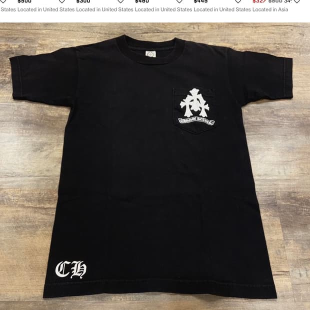 Chrome Hearts Triple Cross Tee