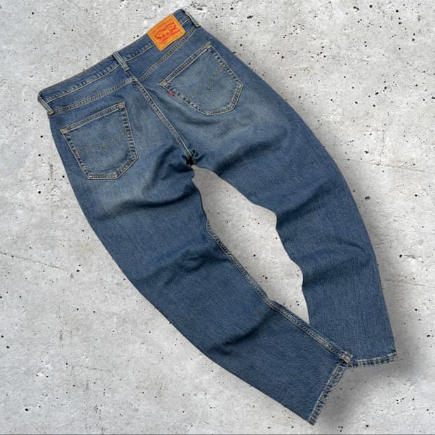 [34x32] 리바이스 502 테이퍼 웜진 청바지 데님팬츠 D897
