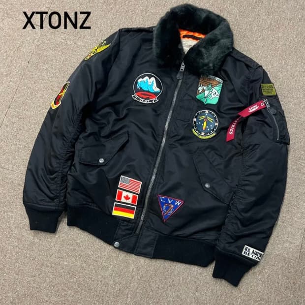 [XXL] 엑스톤즈 Ma-1 항공점퍼 실착 105