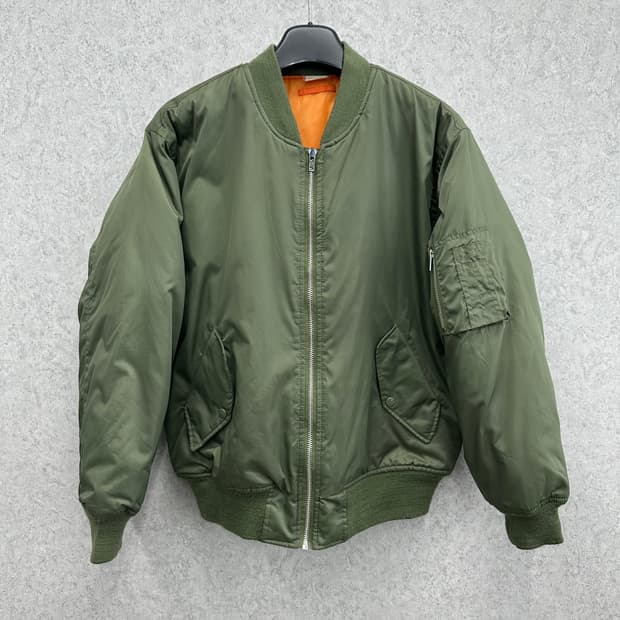 100 재팬 남자 카키 항공점퍼