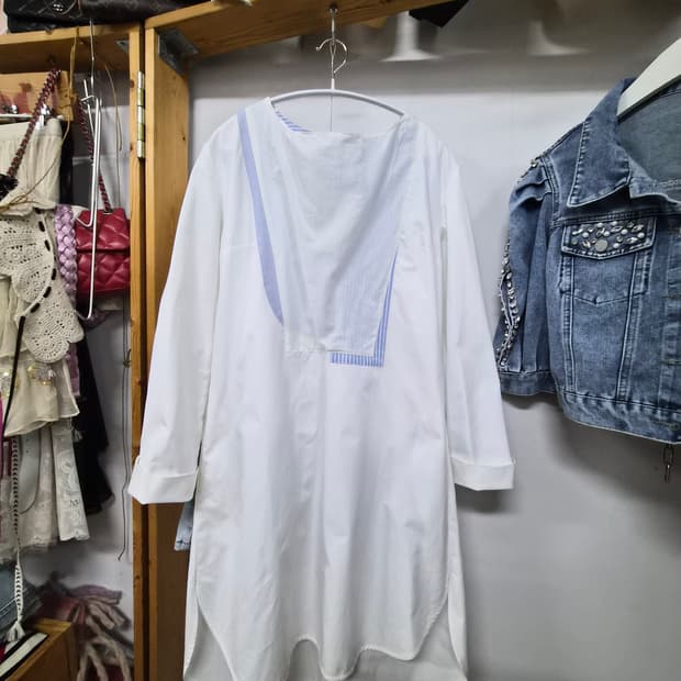 코스 모던 셔츠 원피스