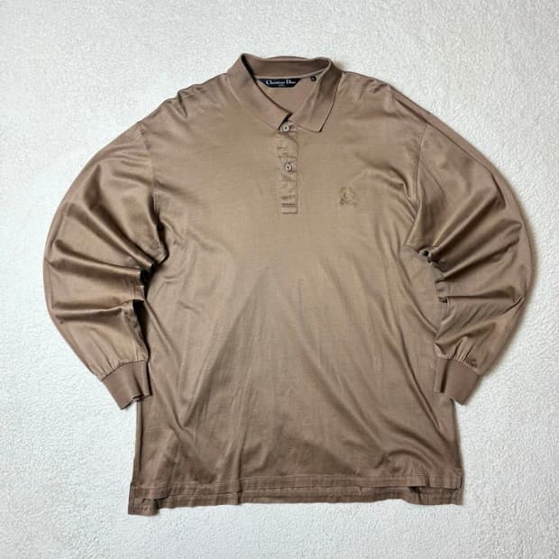 크리스찬디올 90's 새틴 카라 롱 슬리브 PN6406