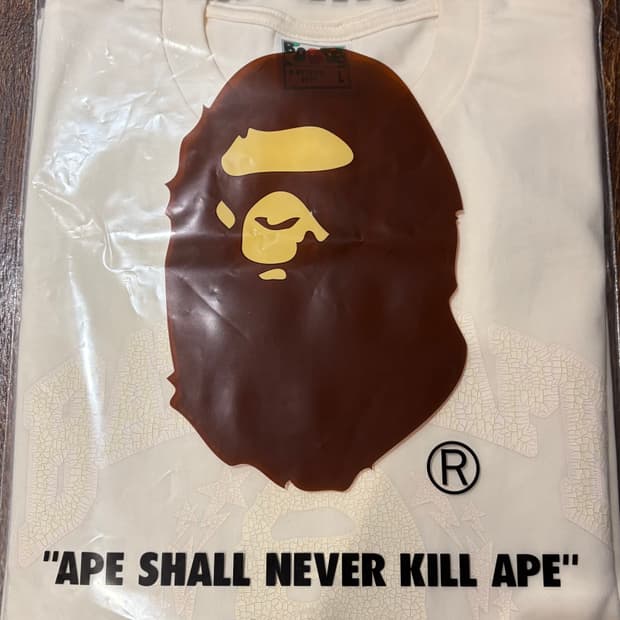 bape 24ss 빈티지 티셔츠 L