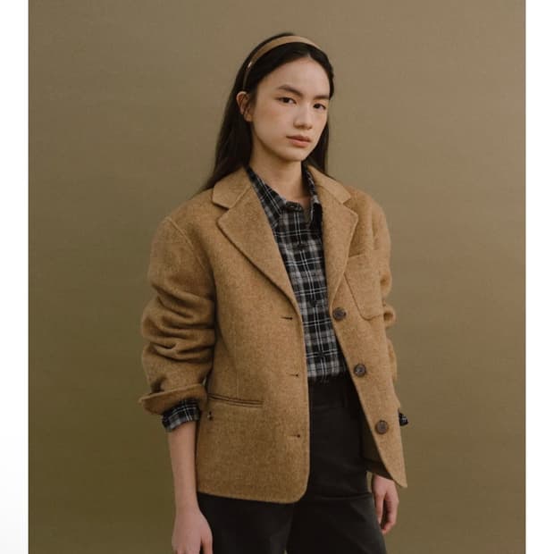호와스 EDWIN HANDMADE JACKET (CAMEL BROWN)
