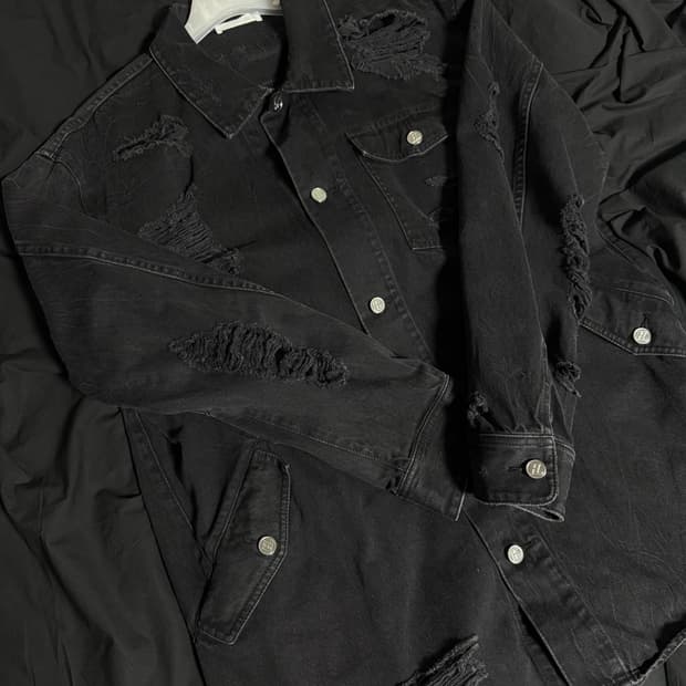 [L] Helmut Lang 헬무트랭 디스트레스 데님 자켓
