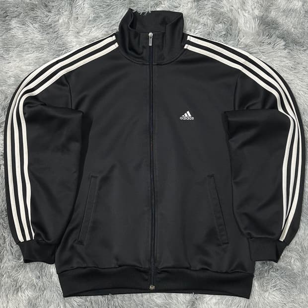 아디다스 00s 오버핏 트랙탑 블랙 L