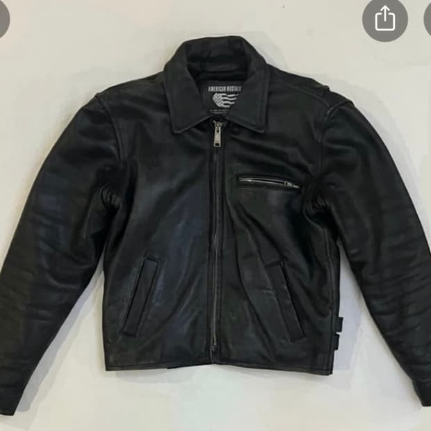 AMERICAN NOSTALGIA 싱글 레더 라이더 자켓