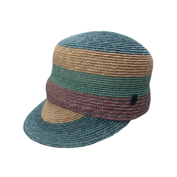 라파엘로 베티니 멀티컬러 라피아 캡 모자