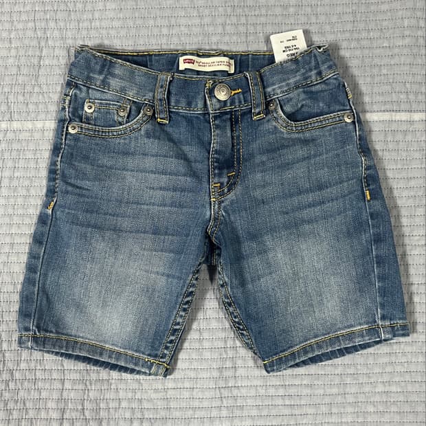 리바이스 502 키즈 데님 반바지