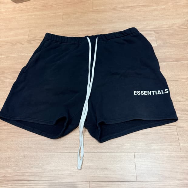 피어오브갓 에센셜 초판 반바지 블랙 xl
