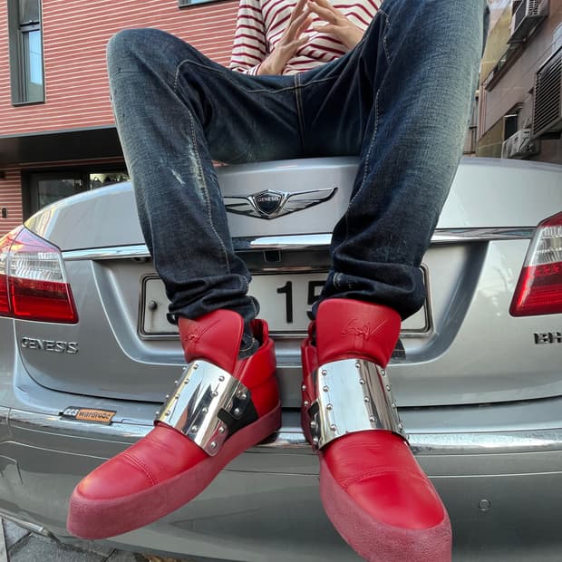 Giuseppe Zanotti Leather High Top Shoes