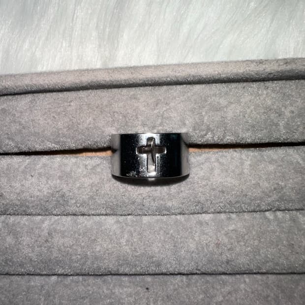 오리엔탈 고스펑크 십자가 반지