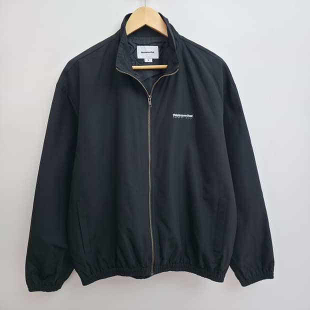 [M] 디스이즈네버댓 바람막이 블랙 집업 자켓